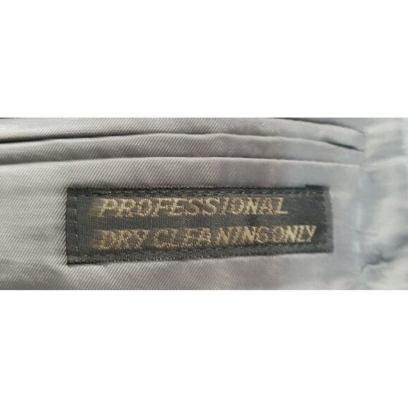 Vintage Bert Pulitzer Mens Sport Coat 50R Wool Blend Blazer Gold Buttons Gray - Picture 10 of 12